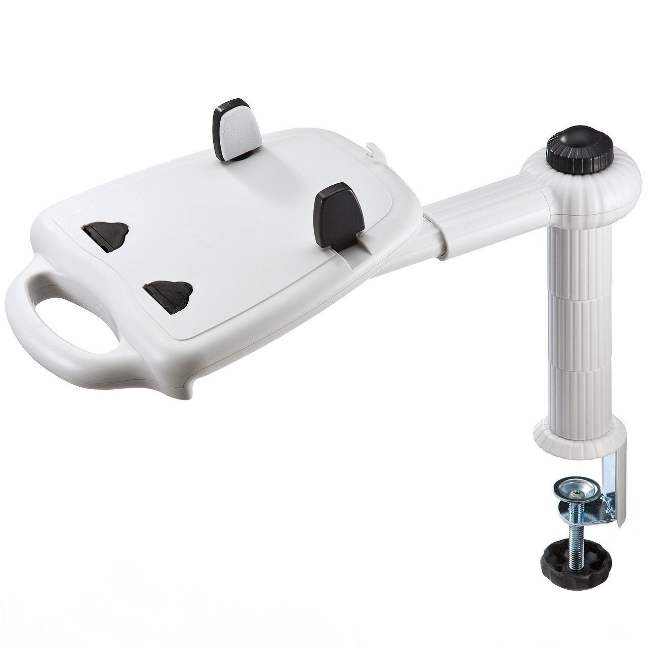 新品 サンワダイレクト 電話台 伸縮式アーム 360°回転 クランプ式 テレフォンアーム 1個 100-TEL002