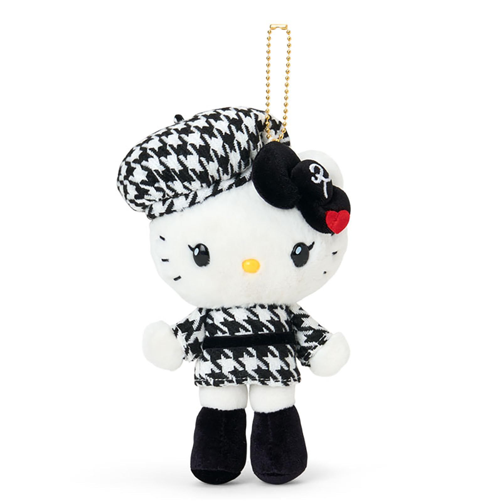 新品 サンリオ(SANRIO) マスコットホルダー（モノクロガーリーふたごコーデ） ハローキティ 対象年齢6才以上 148491