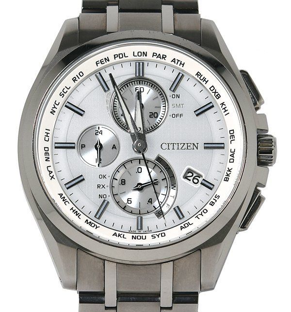 良品 CITIZEN シチズン ATTESA アテッサ AT8040-57A H804-T018696 ダイレクトフライト ソーラー メンズ
