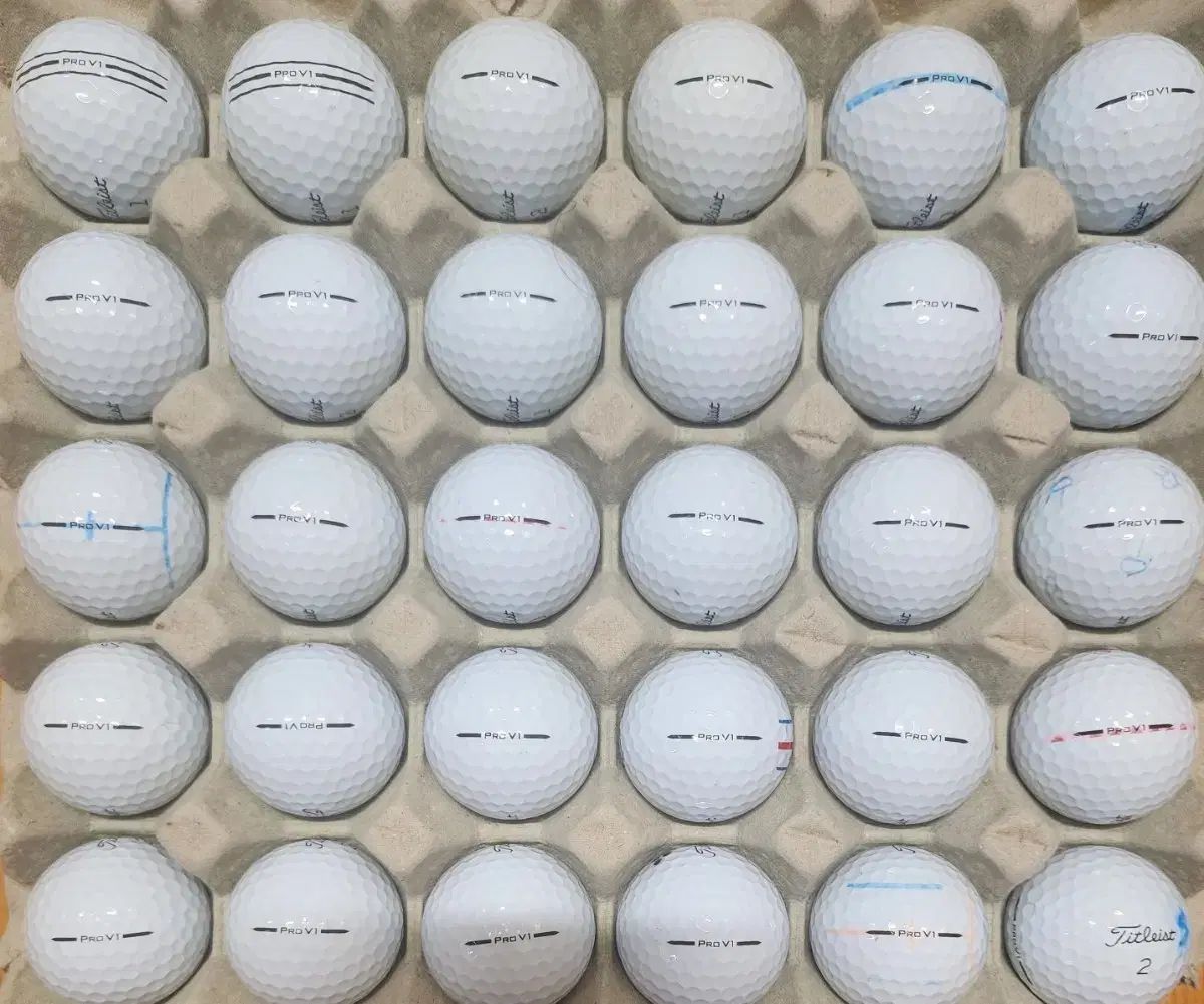 新モデル タイトリスト PROV1 A級 ロストボール ゴルフボール 78個