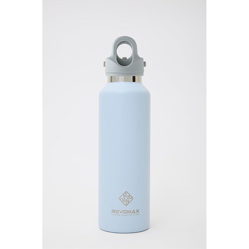 【新品】 【REVOMAX公式 】20oz 592ml 炭酸対応 ステンレスボトル 18時間保温 36時間保冷 真空断熱 水筒 ギフト (Standard) (Pale Blue)