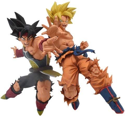 新品 バンプレスト ドラゴンボール超 とよたろうが描いてみた!! 親子かめはめ波 孫悟空バーダック 全2種 イエロー