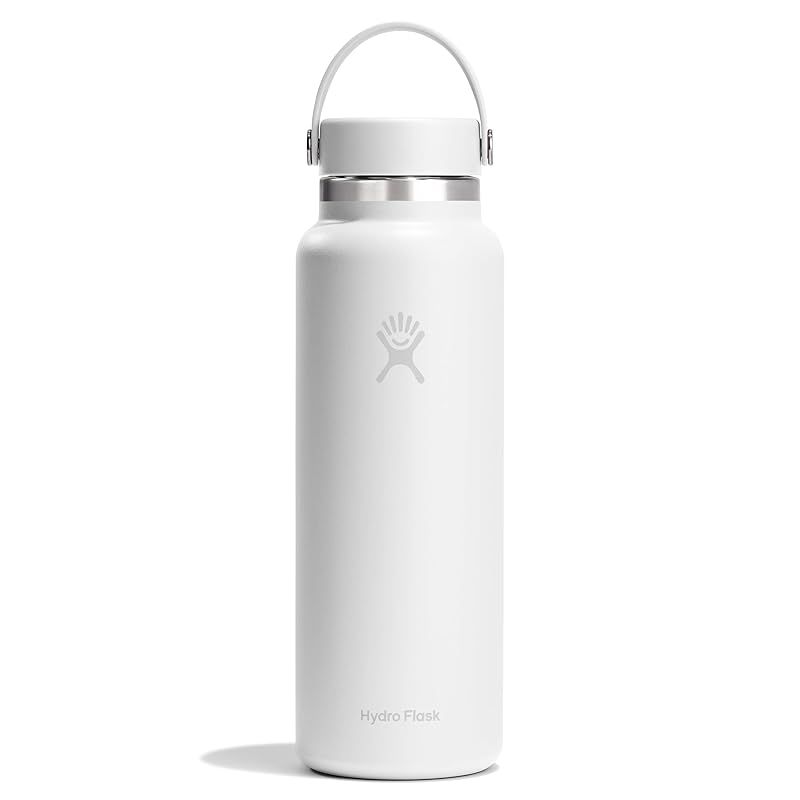 【新品】 ステンレス ボトル Wide Mouth ワイドマウス 40oz 1.1L ホワイト 保温 保冷 水筒 (日本正規品)