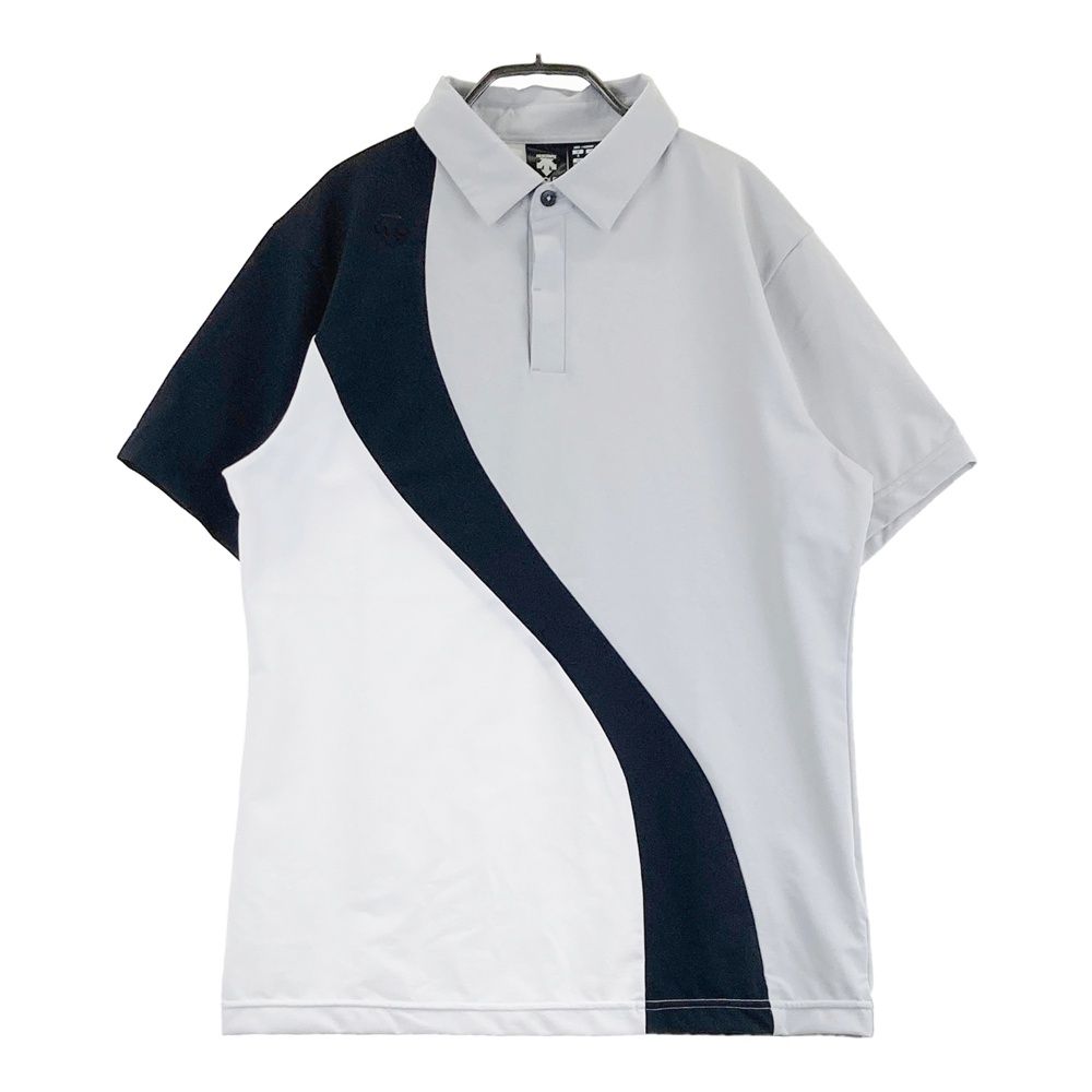 サイズ：S DESCENTE GOLF デサントゴルフ 半袖ポロシャツ グレー系 [240101694695] ゴルフウェア メンズ ストスト 7,115円