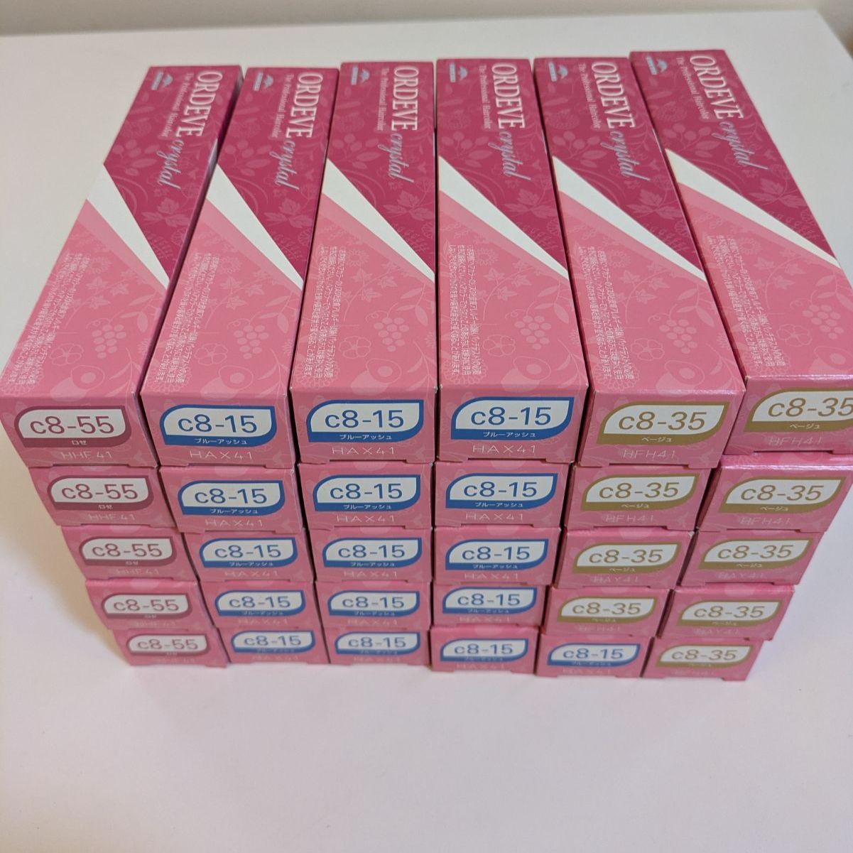 30本まとめ売り】ミルボンオルディーブクリスタル カラー剤 - メルカリ
