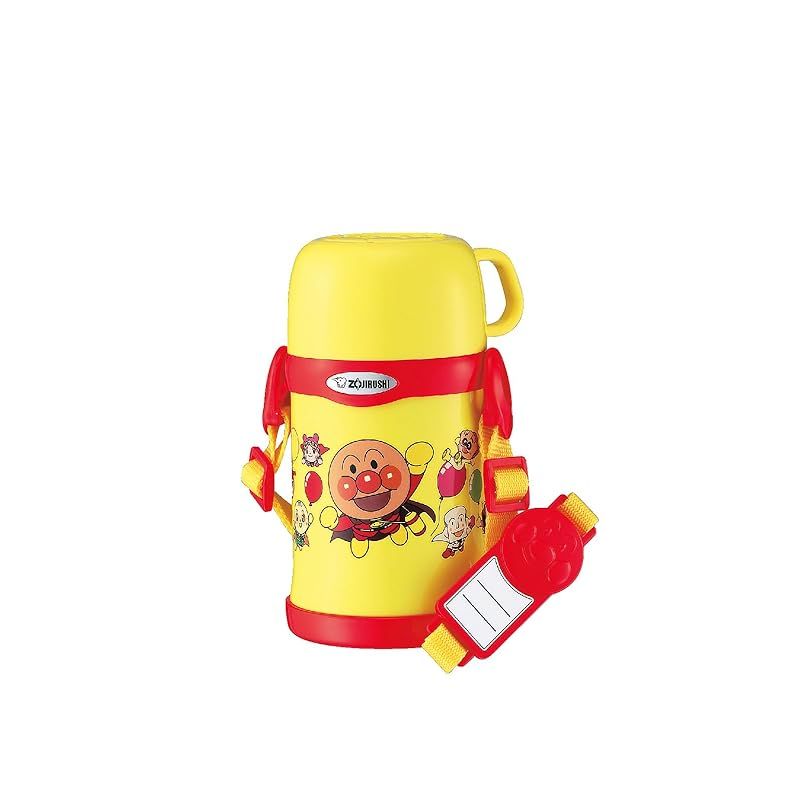 【新品】 象印マホービン 子ども向け 水筒 450ml コップタイプ さげひもつき ステンレスボトル 軽量&コンパクト 保温・保冷 アンパンマン SC-LH45A-EY