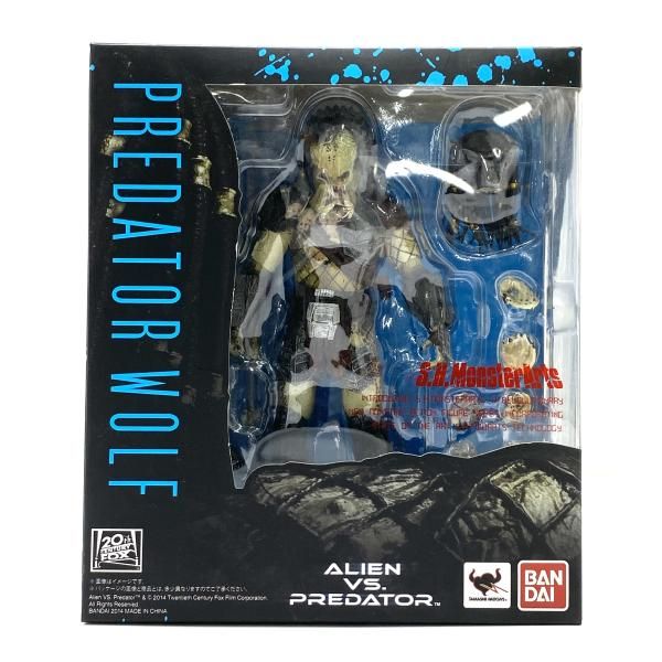 【中古】【開封/箱傷み】S.H.MonsterArts プレデター ウルフ 「エイリアンVSプレデター」[95]