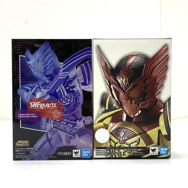 【中古】【開封】S.H.Figuarts(真骨彫製法)仮面ライダーオーズ スーパータトバ コンボ フォーゼ＆オーズ MOVIE大戦MEGA MAX[95]