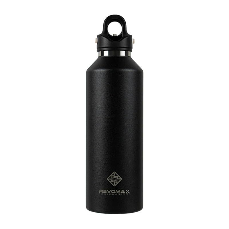【新品】 日本正規輸入品 Revomax2 炭酸対応真空断熱ボトル 32oz 950ml 18時間保温 36時間保冷 (オニキスブラック)