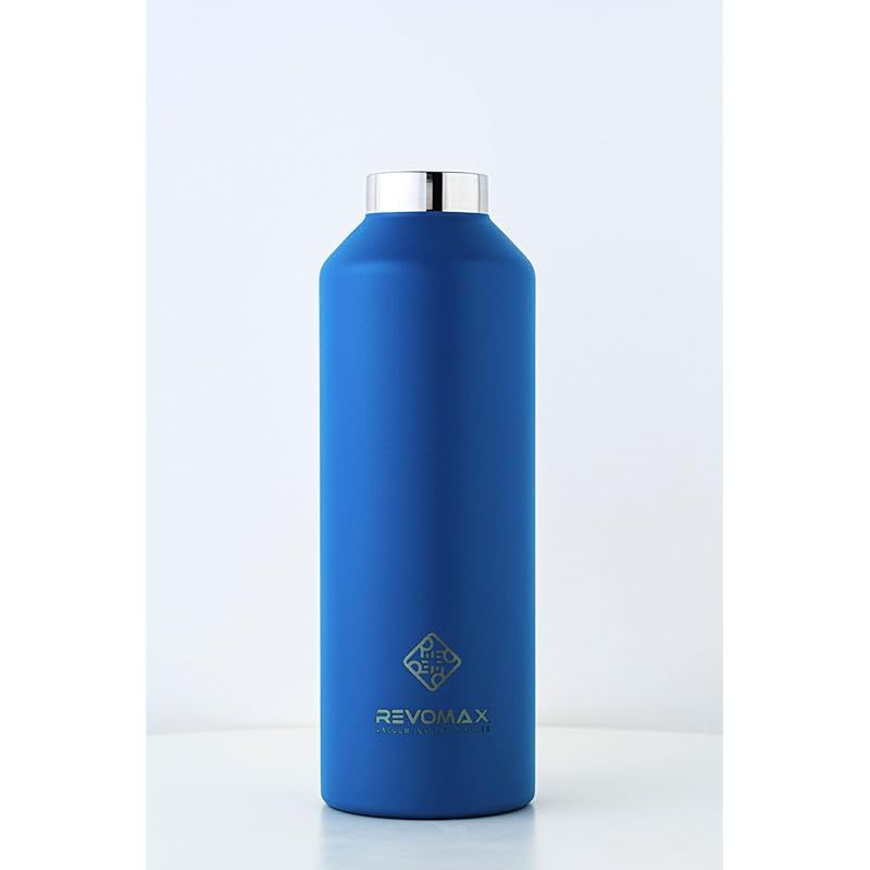【新品】 【REVOMAX公式】キャップ別売 32oz 950ml 炭酸対応 ステンレスボトル 18時間保温 36時間保冷 真空断熱 水筒 ギフト レボマックス (Jewelry Blue)