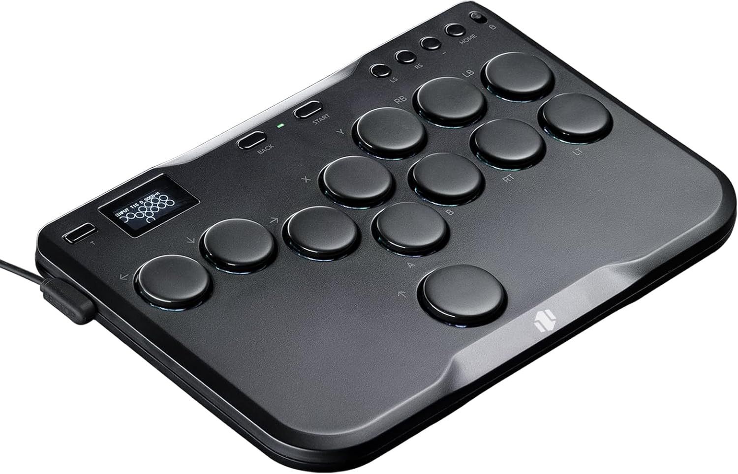 Haute42 レバーレスコントローラー: 軽量パッド 12 - トーナメント ロック スイッチ - 12 キー Crystal ロープロファイル スイッチ - PC/Switch/PS3/PS4コントローラー