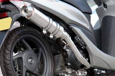 新品 Dio110 ディオ110 マフラー EBJ-JF31 2011年～2013年モデル対応 バイクマフラー R300 アップタイプ ステンレス マフラー シルバーカラー バイクパーツ フルエキ フルエキゾースト カスタム パーツ ドレスアップ 交換 社外品