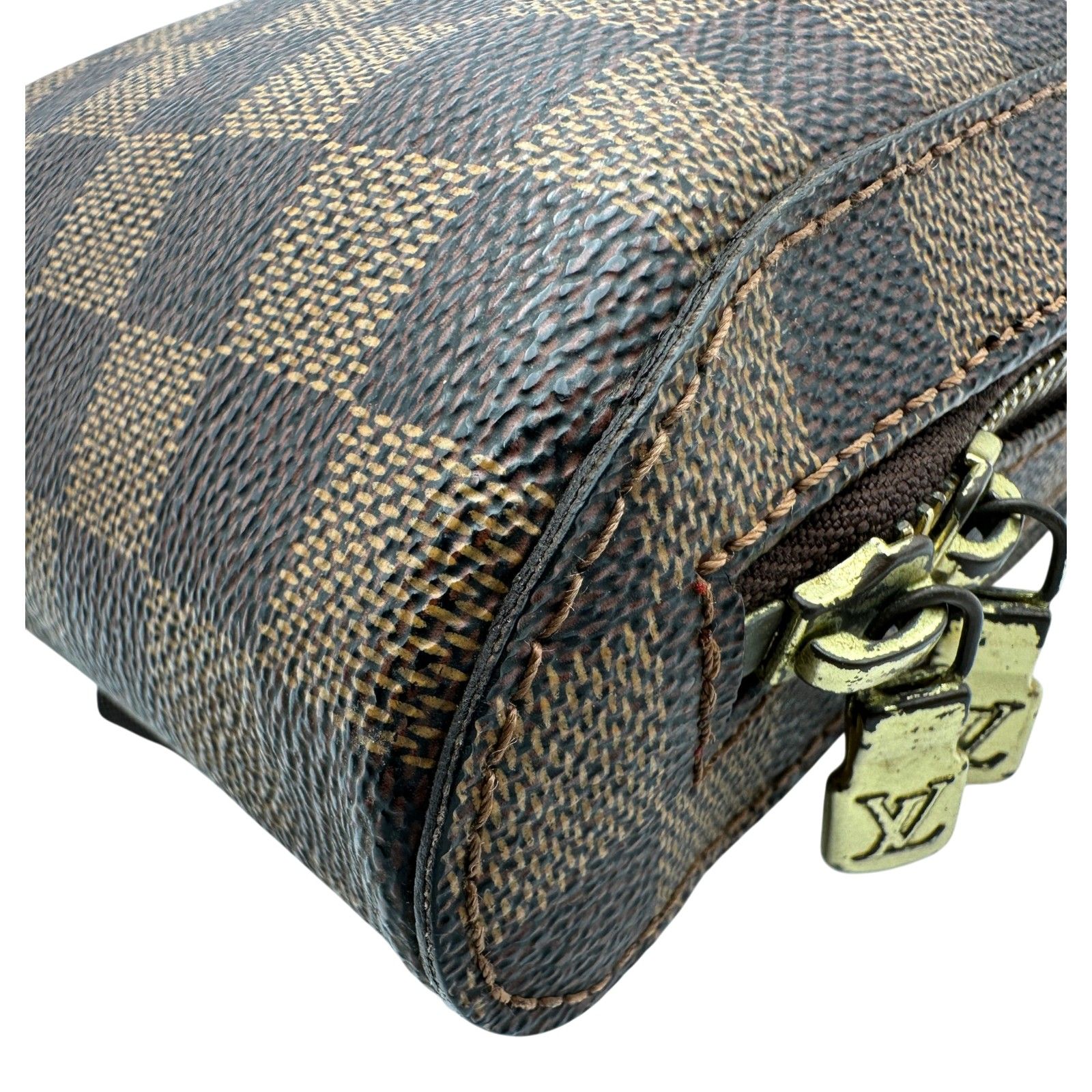 ルイ・ヴィトン LOUIS VUITTON ジェロニモス N51994 ブラウン ダミエ