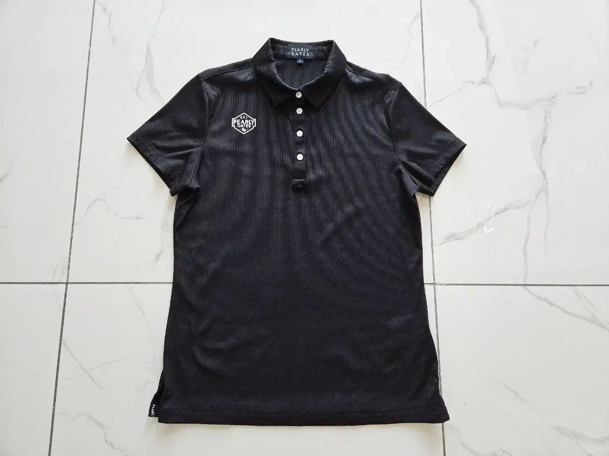 正規品 PEARLY GATES ゴルフ 半袖Tシャツ ブラック 2(95)
