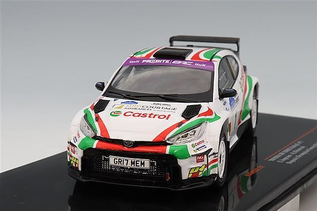 新品 イクソ 1/43 トヨタ GR ヤリス ラリー2 カストロール 2024 VOYONIC グランピアン フォレスト ラリー ウィナー #1 C.イングラム/A.キウラニ
