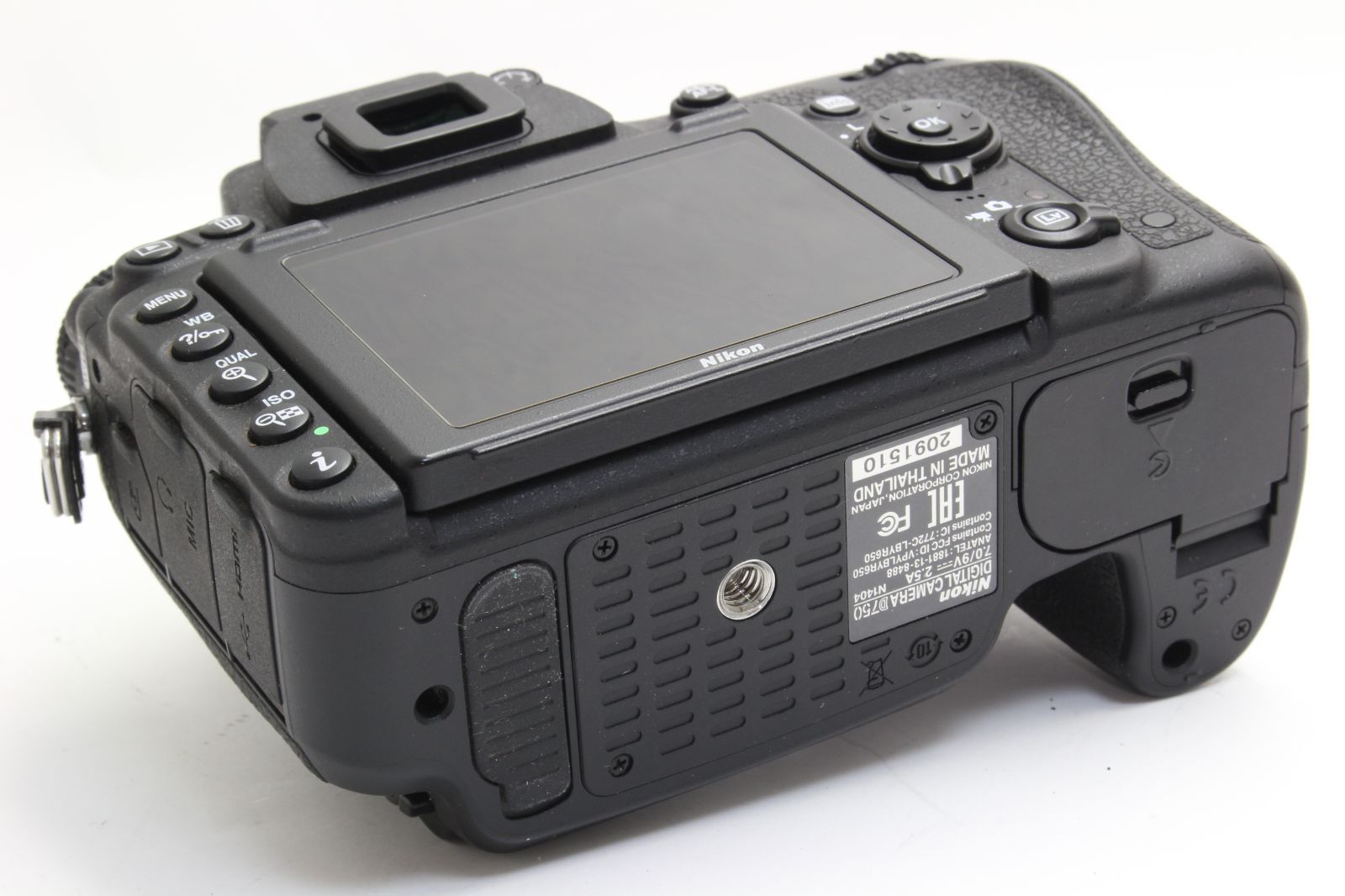 【ニコン公式点検済】Nikon D750 ボディ 美品 低ショット19367枚 ニコン公式点検済】Nikon D750 ボディ 美品 低ショット19367枚 【公式