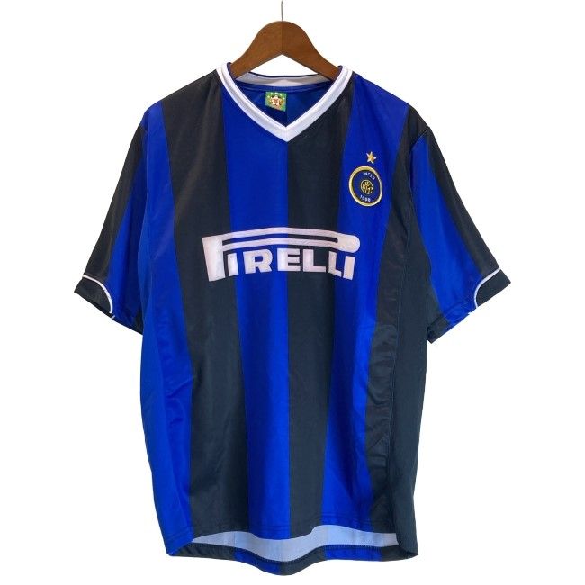【中古】　サッカーシャツ　ユニフォーム　半袖　トップス　プリント　古着　/1191