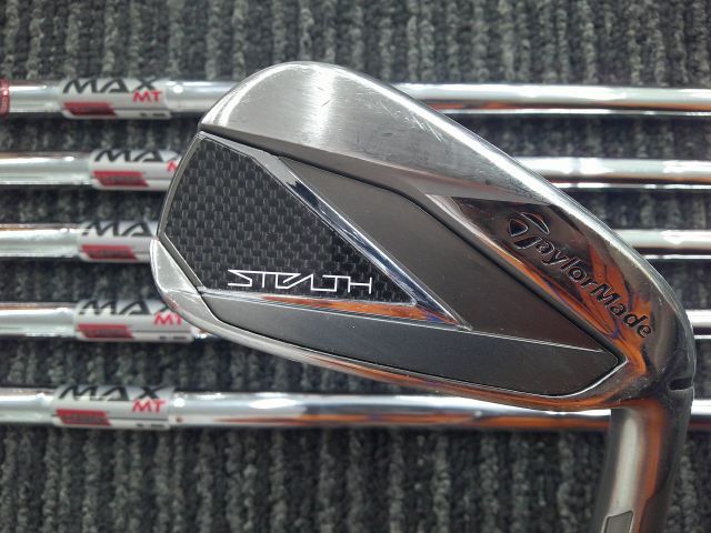 中古 アイアンセット テーラーメイド STEALTH/KBS MAX MT85 JP/S/24[2866]■博多