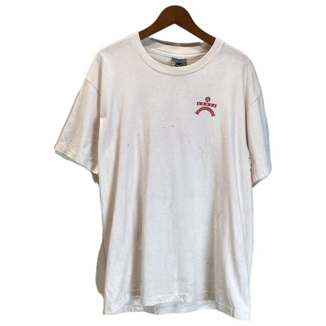 【中古】　Levi's　Tシャツ　80s vintage　80年代　半袖　カットソー　トップス　クルーネック　両面プリント　USA製　アメカジ　古着　/7309
