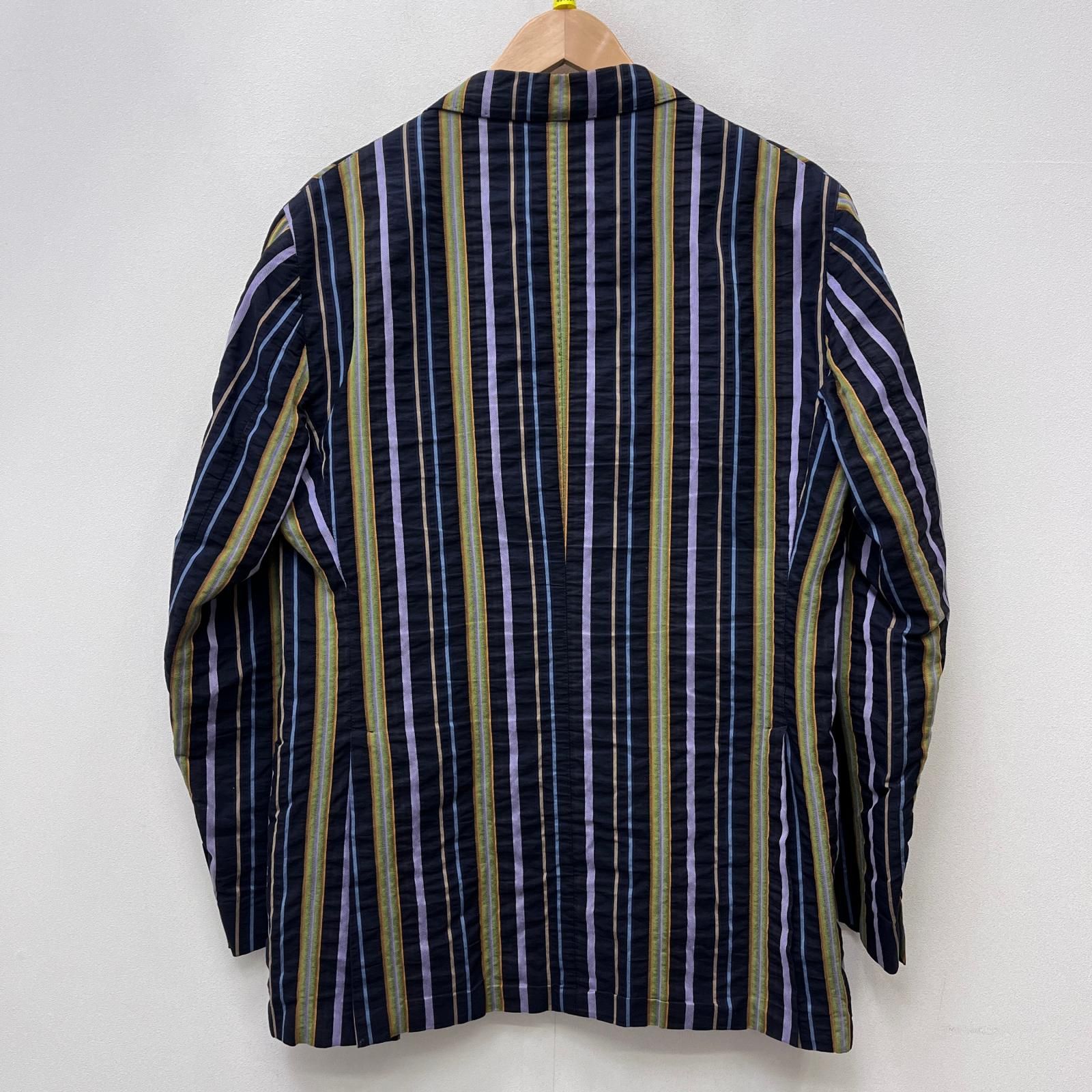 加古川店】 中古 ETRO | エトロ テーラードジャケット cotton stripe