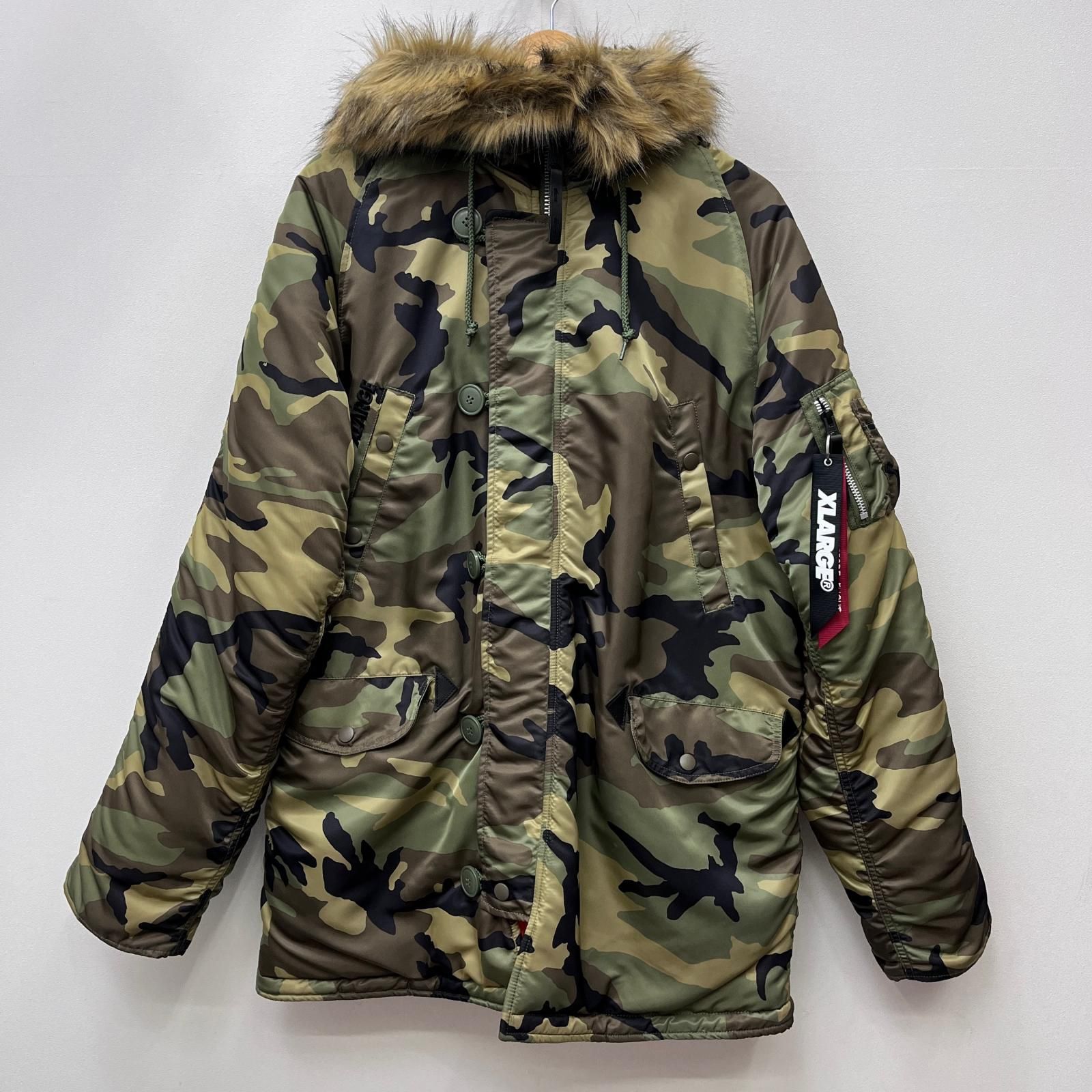 【加古川店】 中古 X-LARGE | エクストララージ ミリタリーコート ALPHA 20094-9420 01174504 カモ サイズ：XL 【95】