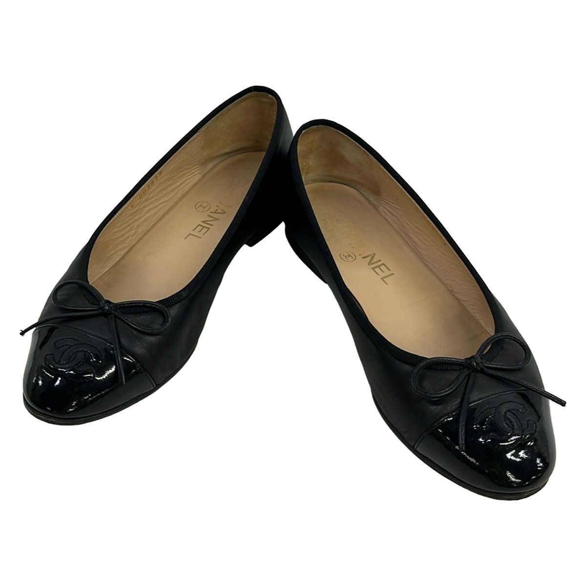CHANEL(シャネル) フラットシューズ 37 C レディース - A02819 黒 ココ