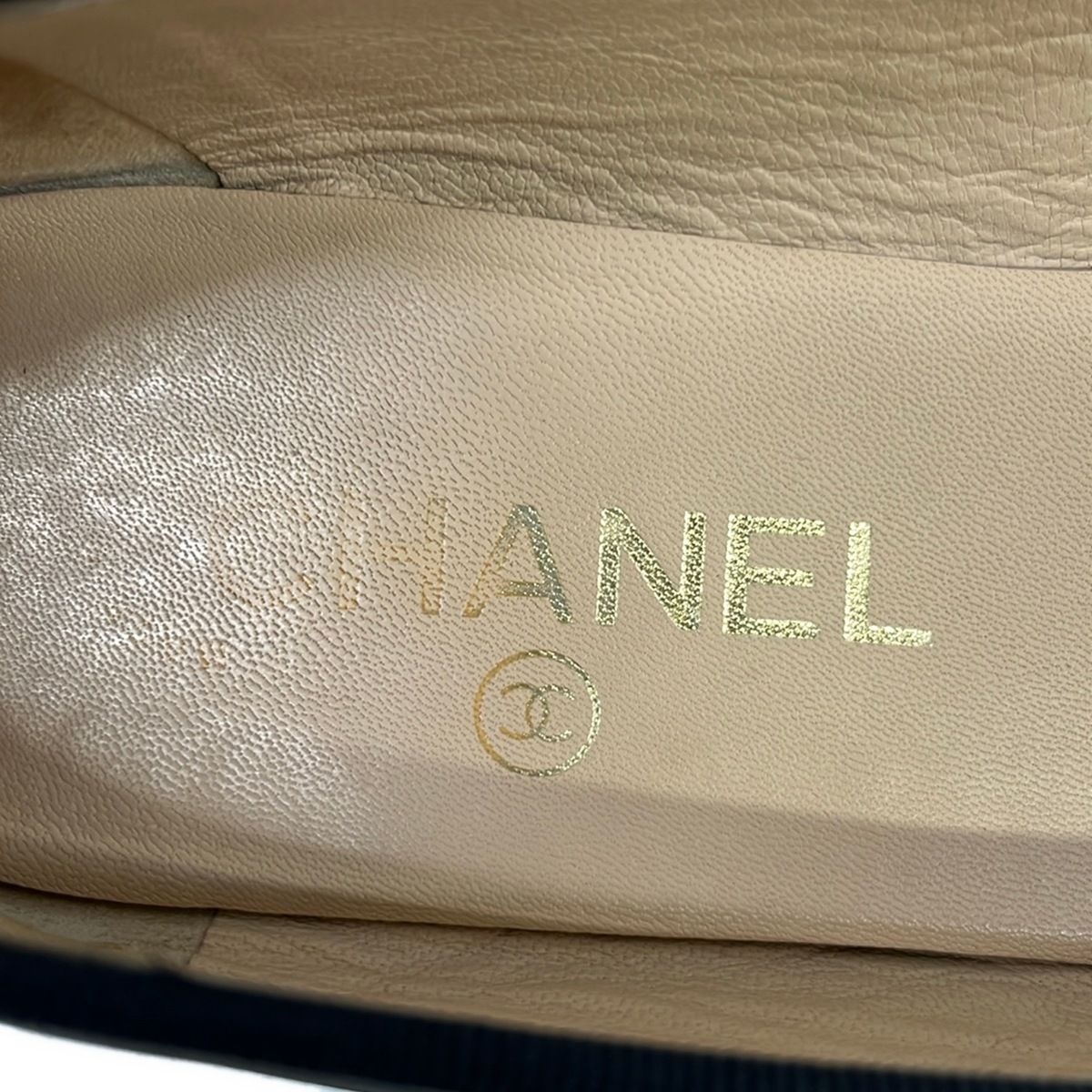 CHANEL(シャネル) フラットシューズ 37 C レディース - A02819 黒 ココ