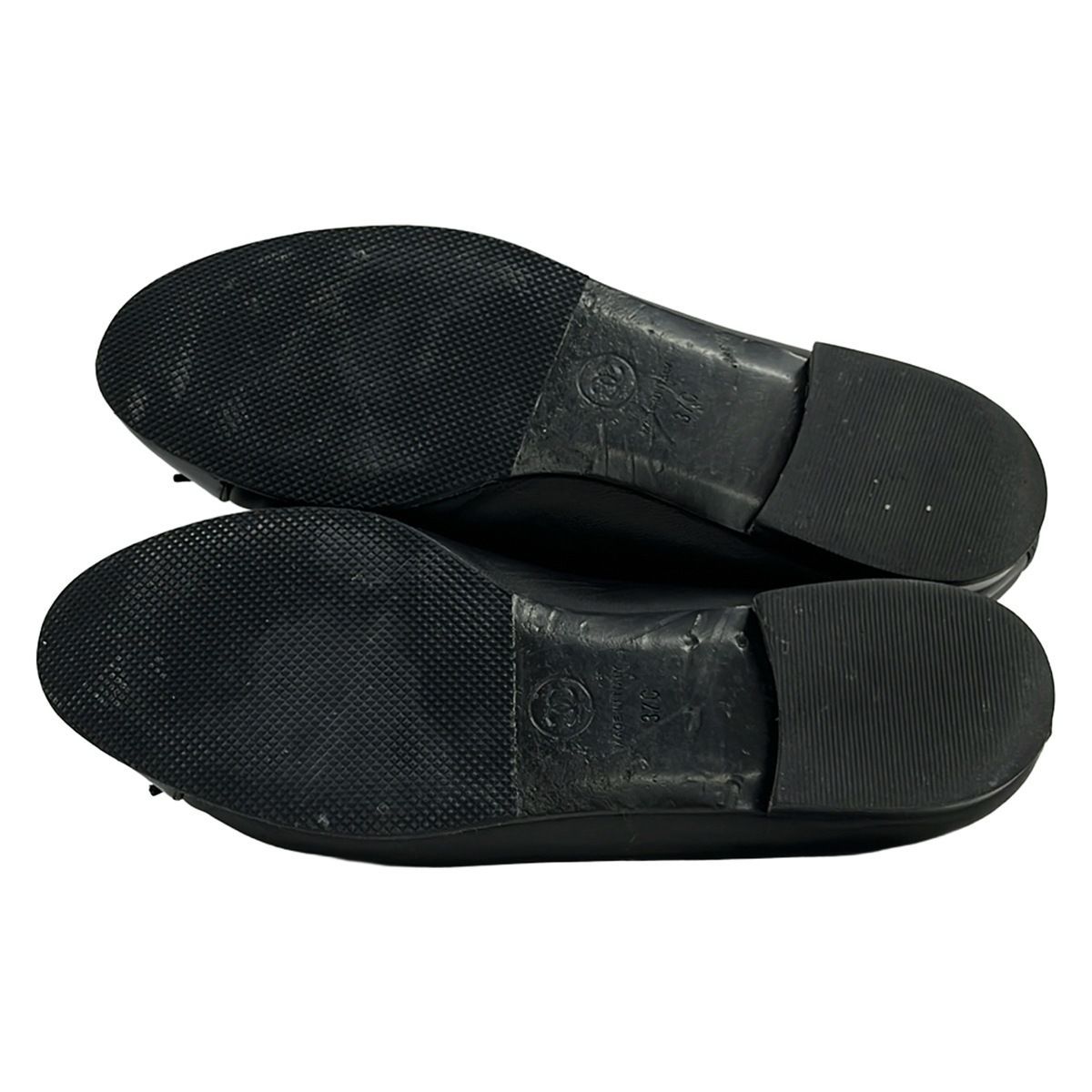 CHANEL(シャネル) フラットシューズ 37 C レディース - A02819 黒 ココ