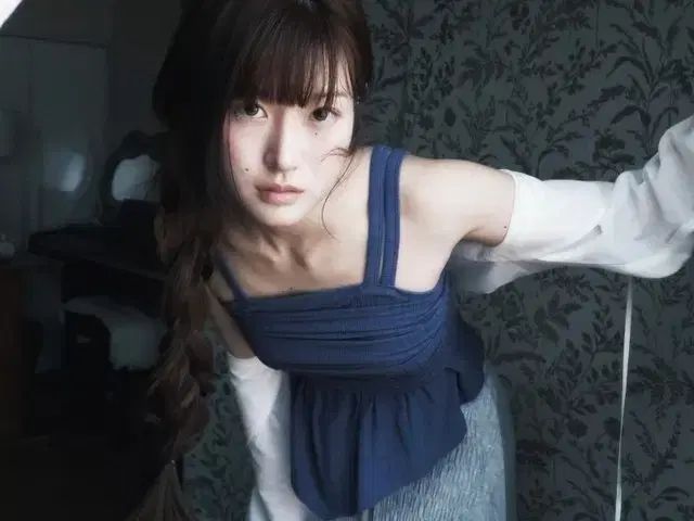 ハンディハン アナ ノースリーブ ブルー m