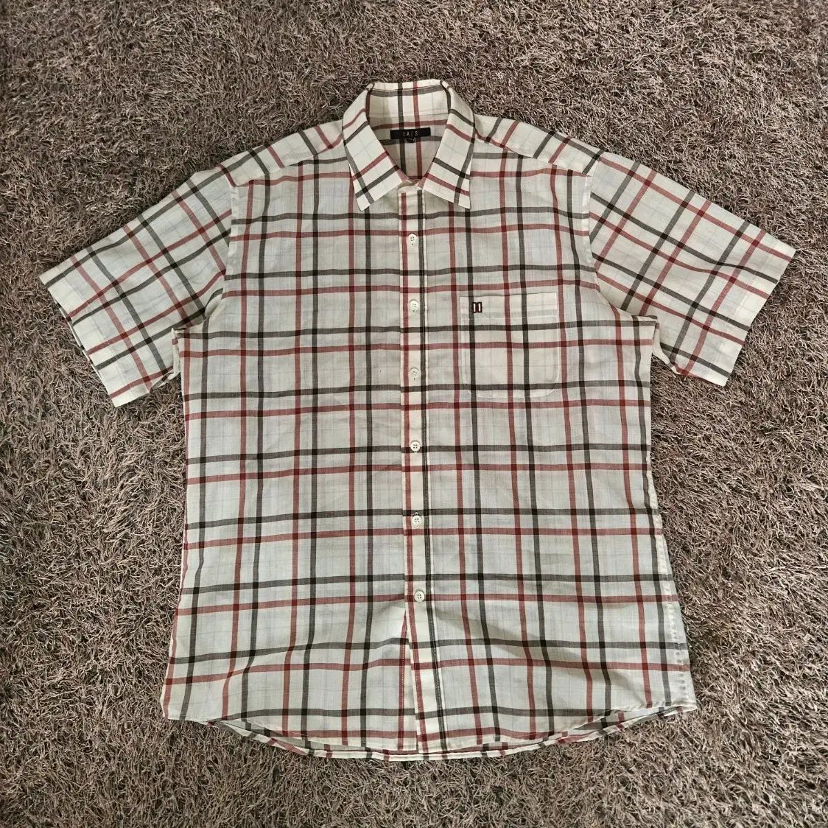 ダックス(Daks) シグニチャー CHECK レギュラーフィット 半袖 シャツ