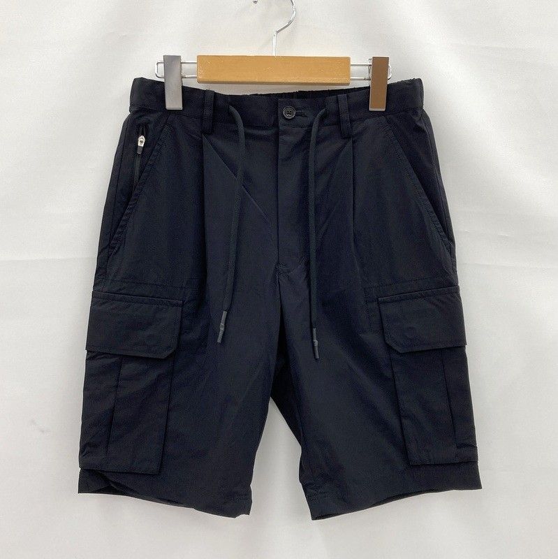 K-3B ケースリービー 106S-A 4WAY ストレッチカーゴショーツ 美品 ショートパンツ カーゴパンツ カジュアル ナイロン 無地 0サイズ Sサイズ相当 メンズ ブラック ボトムス ★418