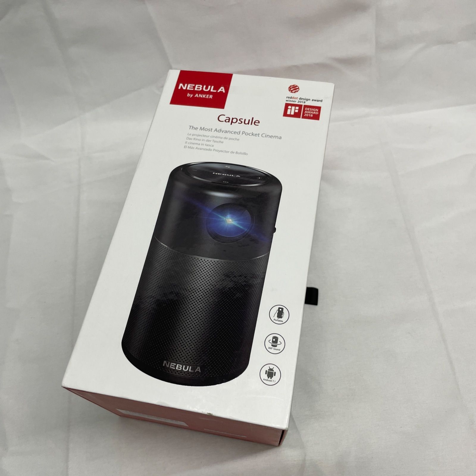 ◇ NEBULA Capsule プロジェクター 【使用感少なめ/通電確認済み