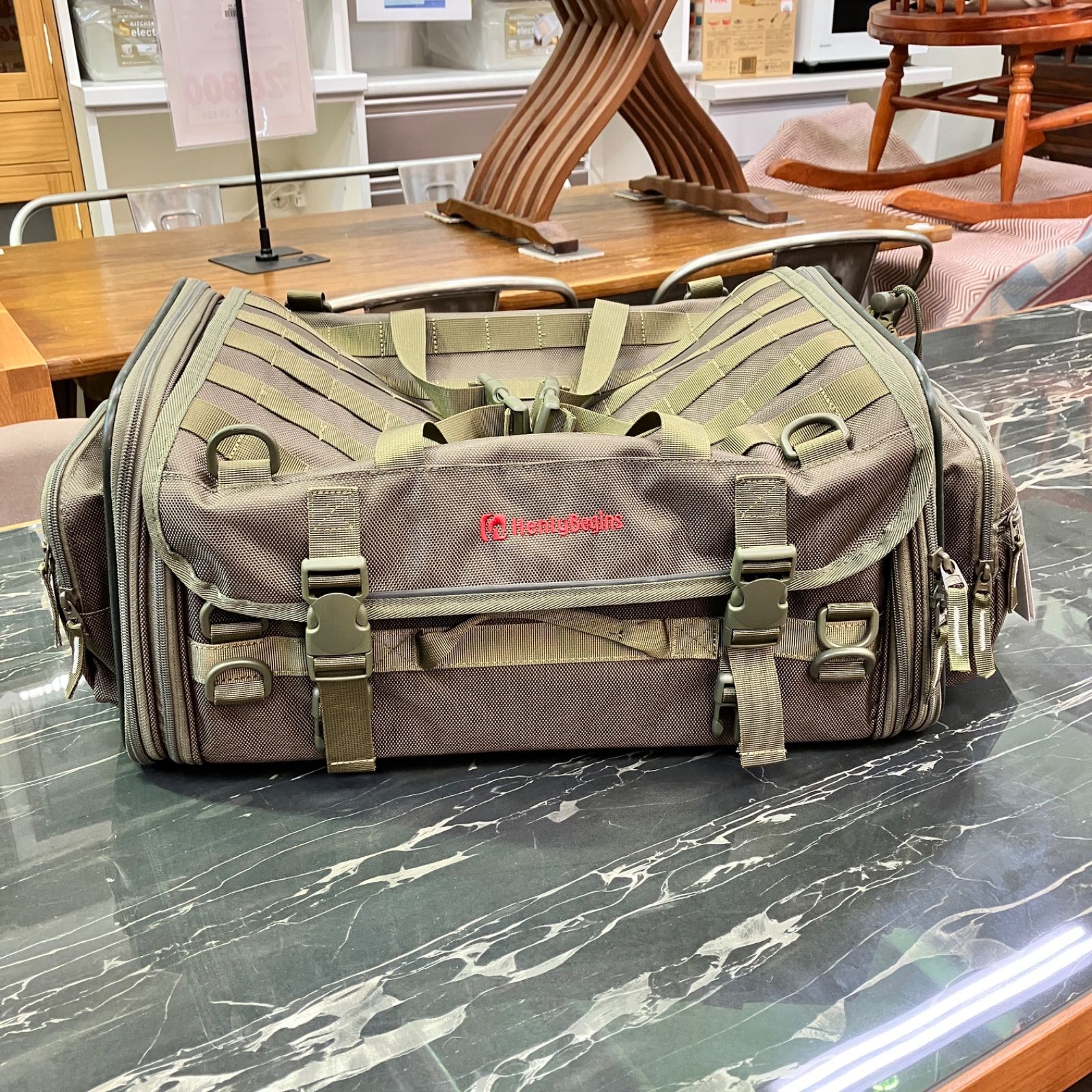 【未使用品 ※付属品欠品有】Henly Begins ヘンリービギンズ デイトナ バイク シートバッグ DH-763 湘南台店
