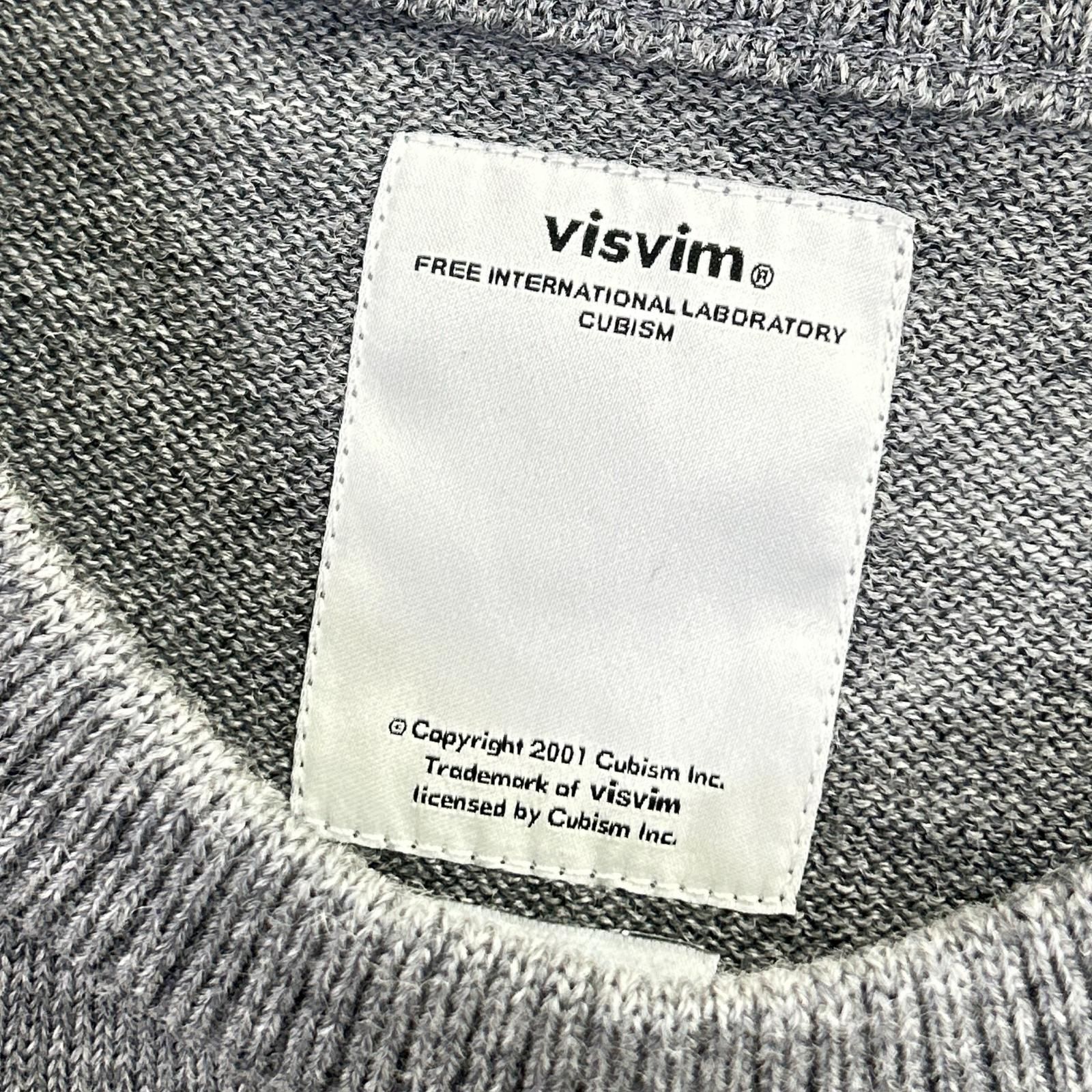 VISVIM ビズビム グレー 0116105015005 16SS ウール クルーネック 