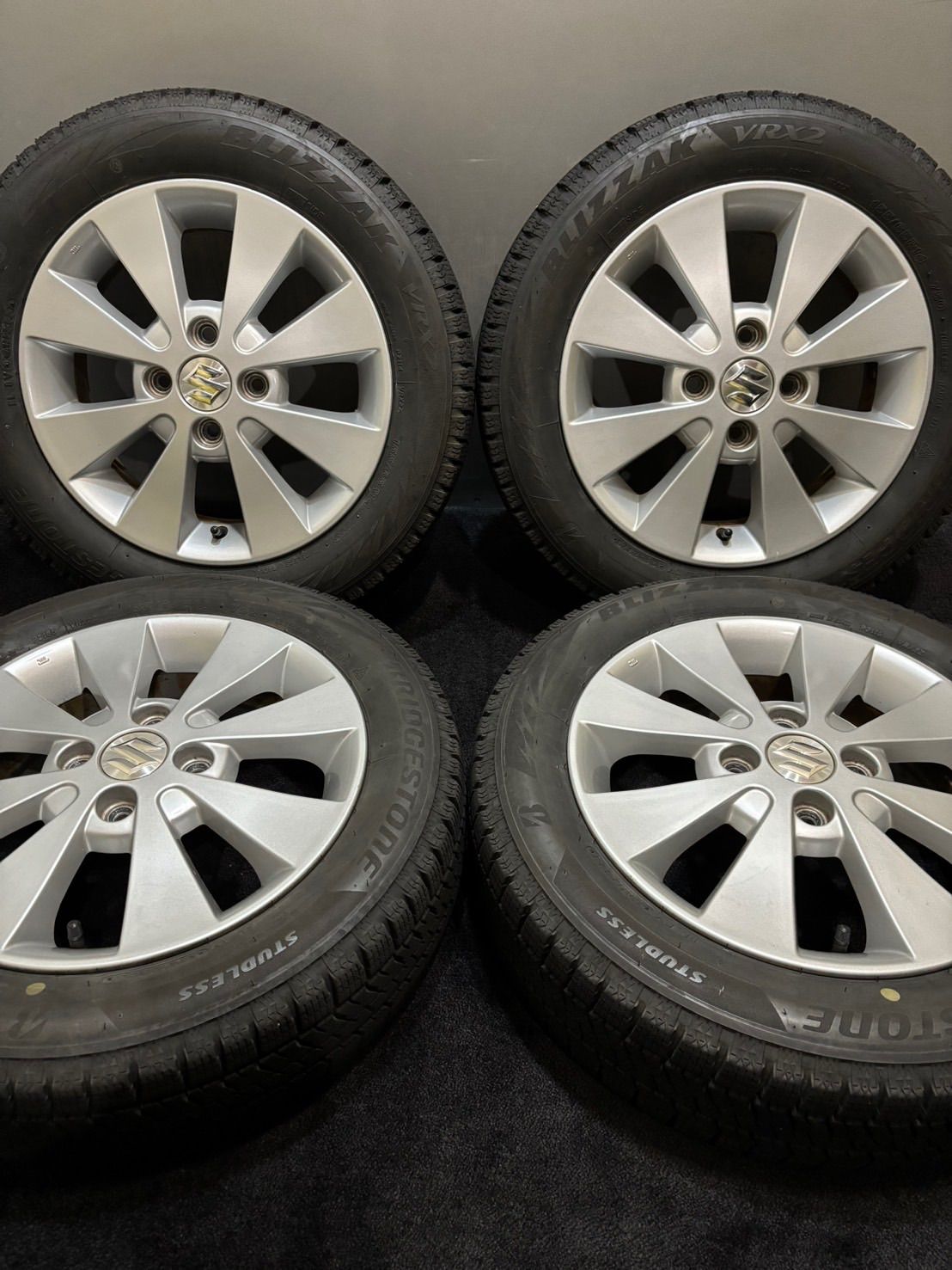 ☆155/65R14 BRIDGESTONE/VRX2 23年製 スズキ ワゴンR 純正 14インチ