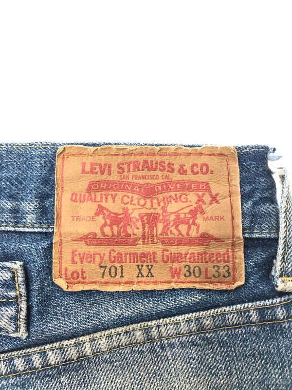 中古品】 LEVI'S 90S 701XX CINCH BAG DENIM PANTS J22刻印 日本製
