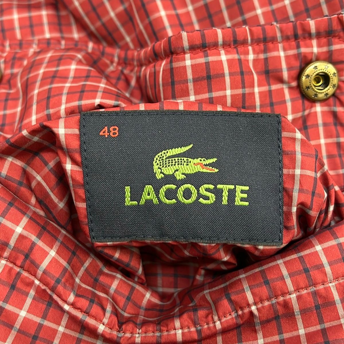 Lacoste(ラコステ) ダウンジャケット サイズ48 L メンズ - レッド