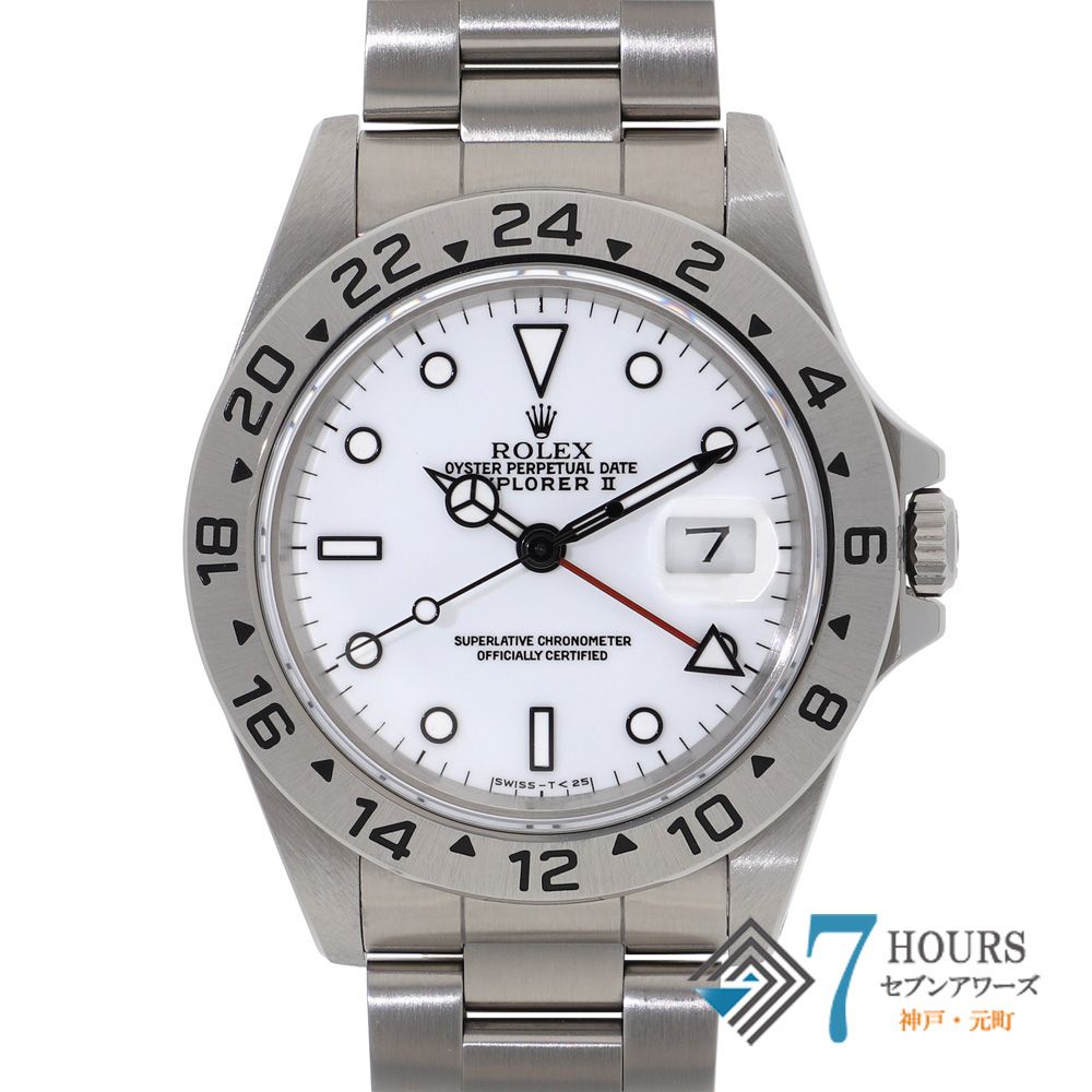 145727 ROLEX ロレックス 16570 エクスプローラー2 ホワイト ステンレス N番 自動巻き 当店オリジナルボックス