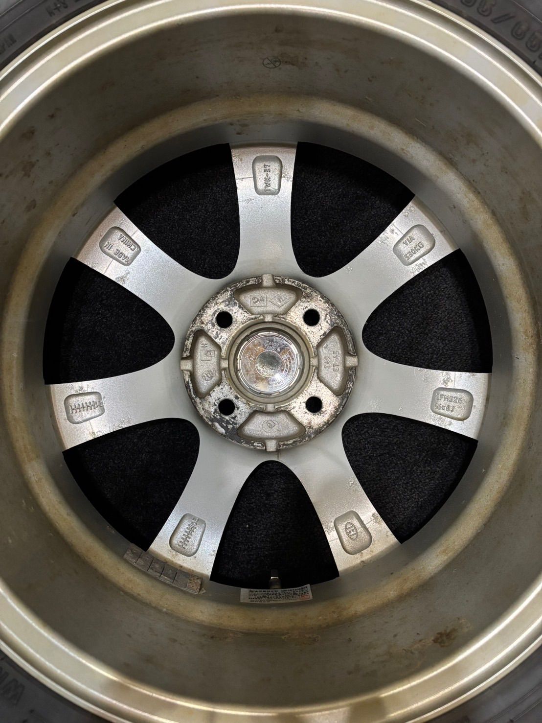 ☆195/65R16 DUNLOP/WINTER MAXX WM02 20年製 PRD 16インチ 6J +45 100