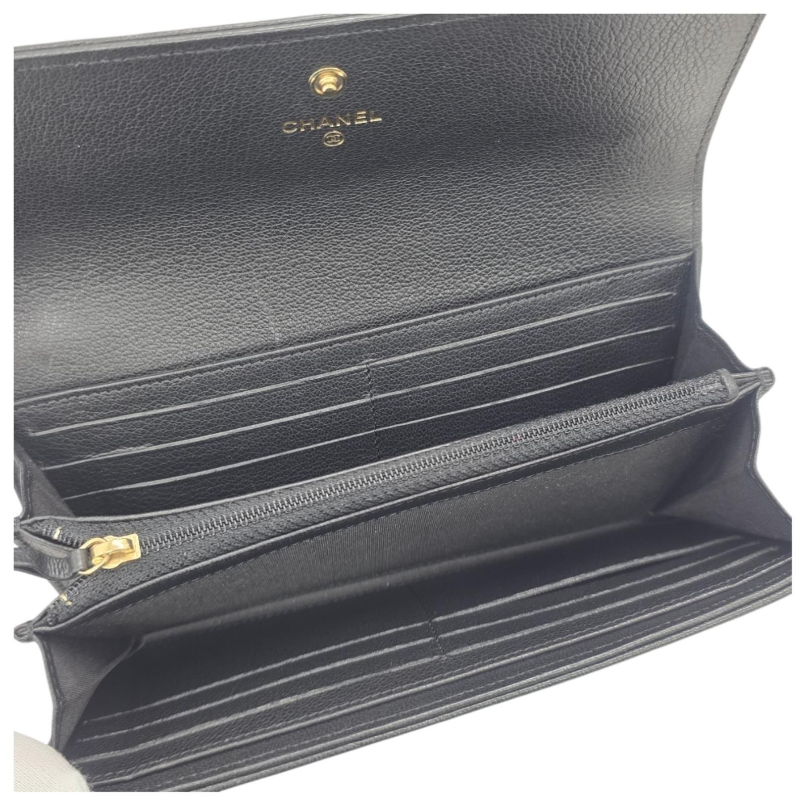 シャネル 二つ折り長財布 長財布 - メルカリ