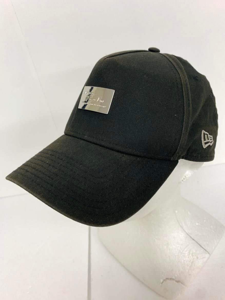 New Era ニューエラ ロゴプレート キャップ sizeF/黒  メンズ
