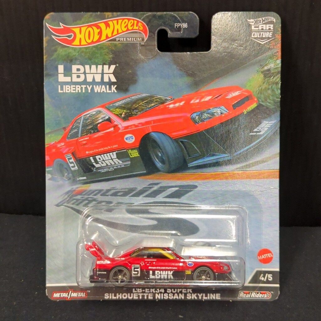 MATTEL HOTWHEELS Mountain Drifters LBWK LIBERTY WALK LB-ER34 SUPER