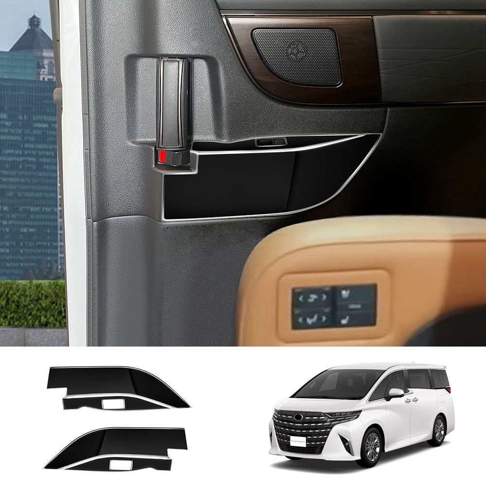 トヨタ アルファード ALPHARD ヴェルファイア VELLFIRE 2023年 スライドドア ガラススイッチパネル ピアノブラック 木目調 内装パネル ドアスイッチカバー 傷防止 擦れ対策 耐摩耗 装飾 保護 貼り付け取付 車内インテリア 上質感アップ