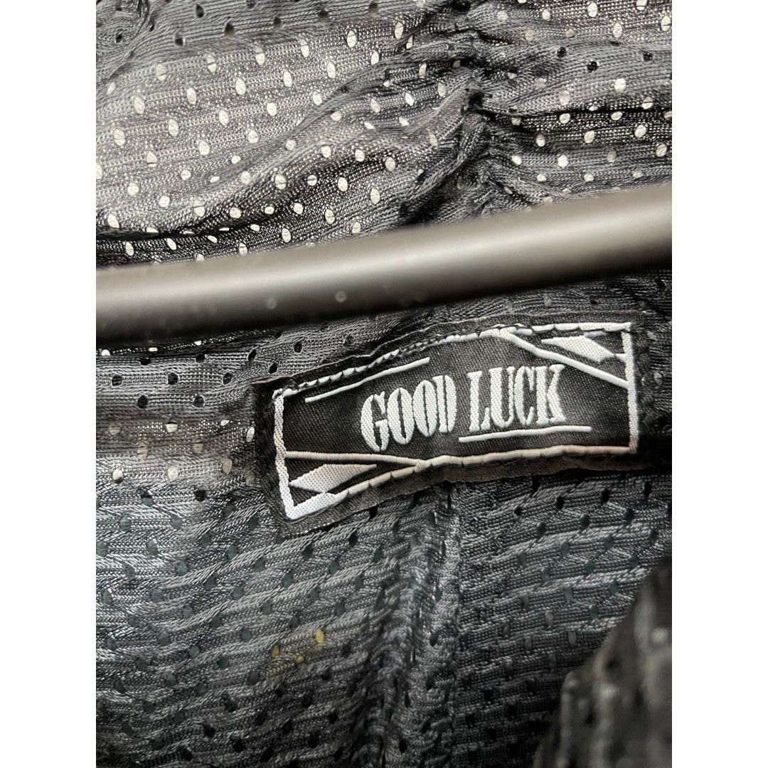 GOODLACK バイク用レザーパンツ サイズ34 膝パット付き バイク用レザー