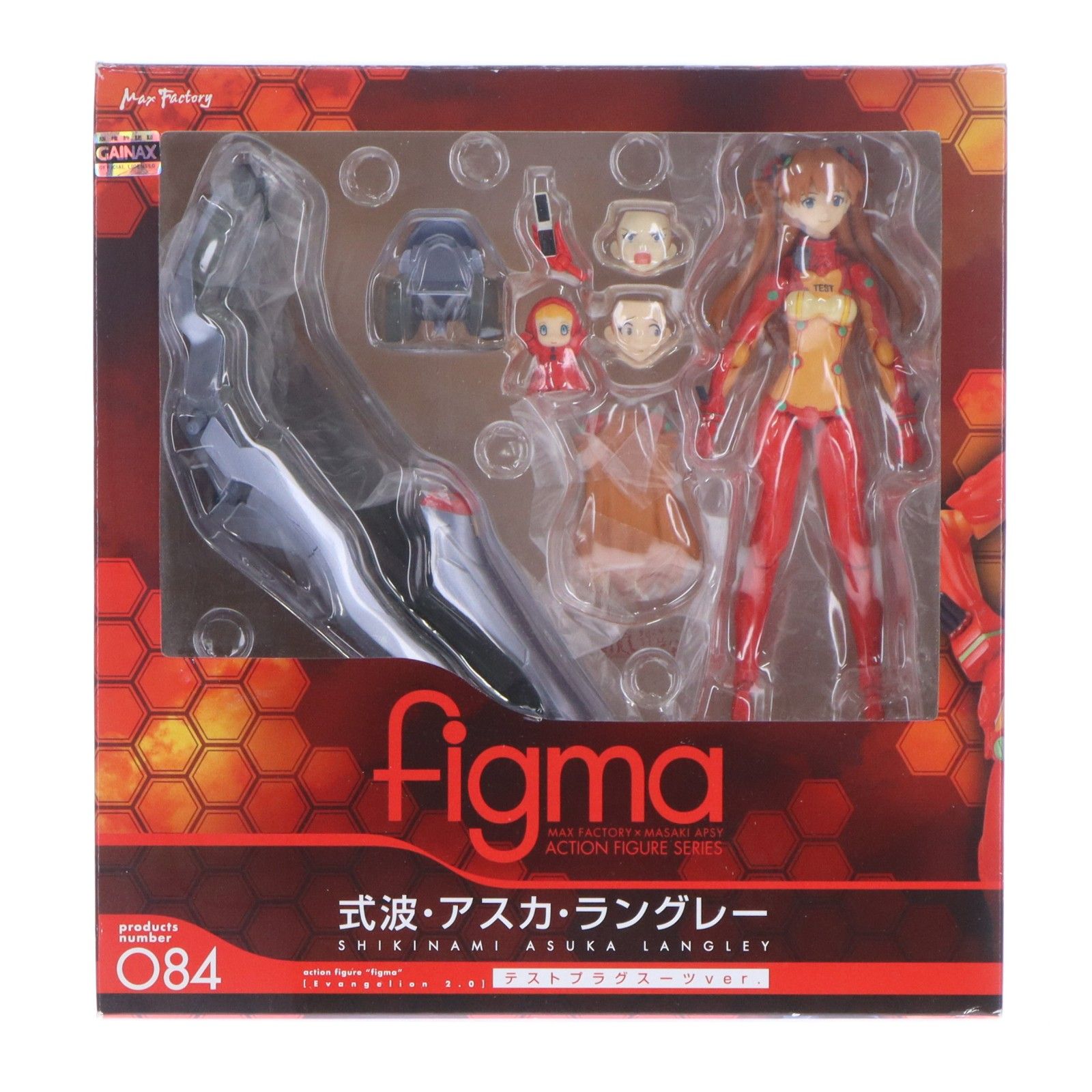 figma(フィグマ) 084 式波・アスカ・ラングレー テストプラグスーツver. ヱヴァンゲリヲン新劇場版:破 完成品 可動フィギュア マックスファクトリー