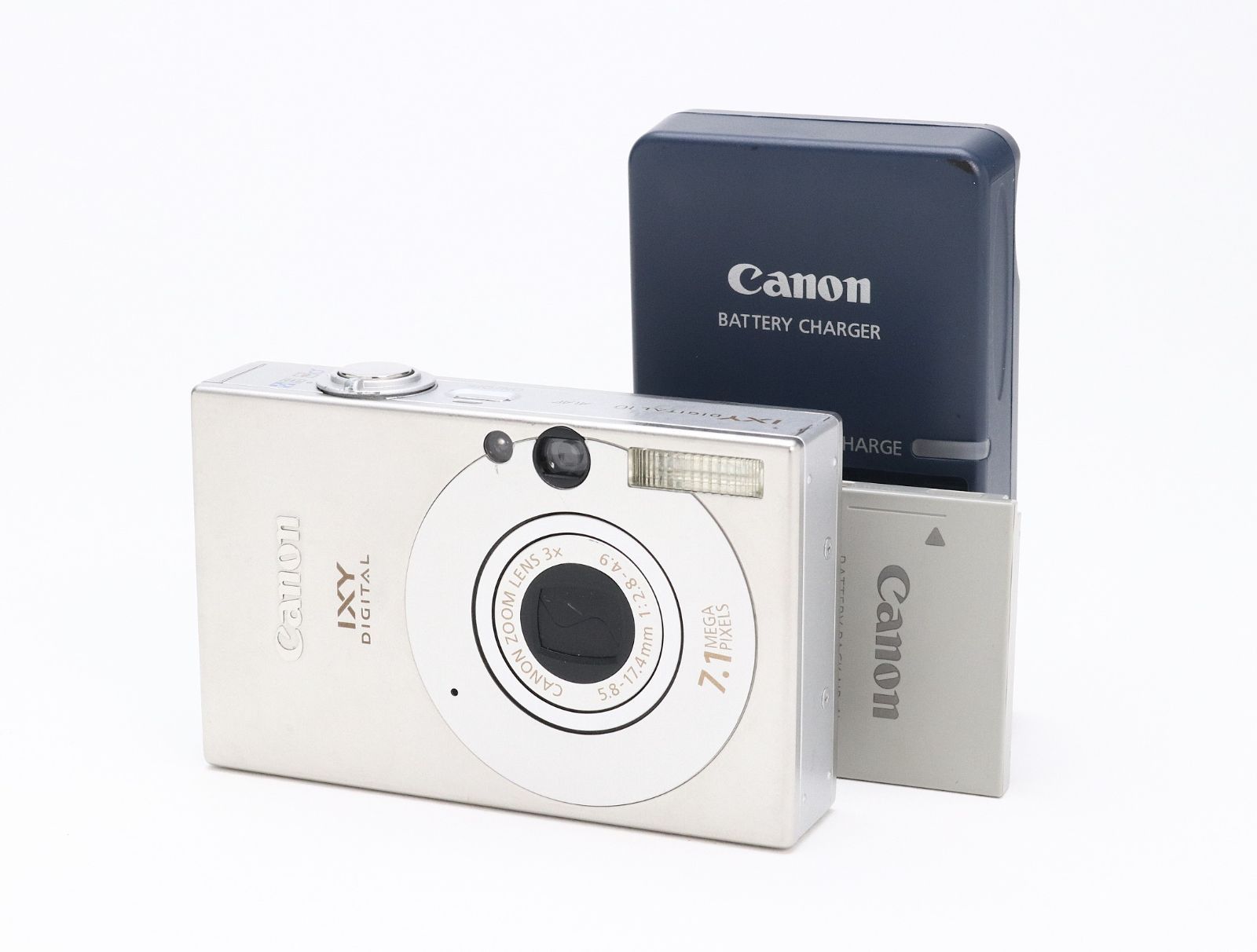 B+ (並品) Canon キヤノン IXY DIGITAL10 シルバー 初期不良返品対応