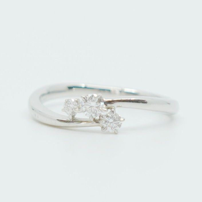 STAR JEWELRY スタージュエリー Pt950 0.20ct ダイヤ 指輪 プラチナ 