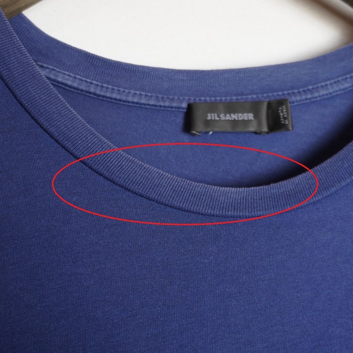 正規 JIL SANDER ジルサンダー クルーネック 半袖 Tシャツ ショート 