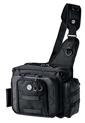 がまかつ(Gamakatsu) ランガン ショルダーバッグ2.0 LE323 釣りバッグ フィッシングバッグ タックルバッグ ロッドホルダー 多機能 バス釣り アジング エギング タチウオ (D180×W350×H270mm)