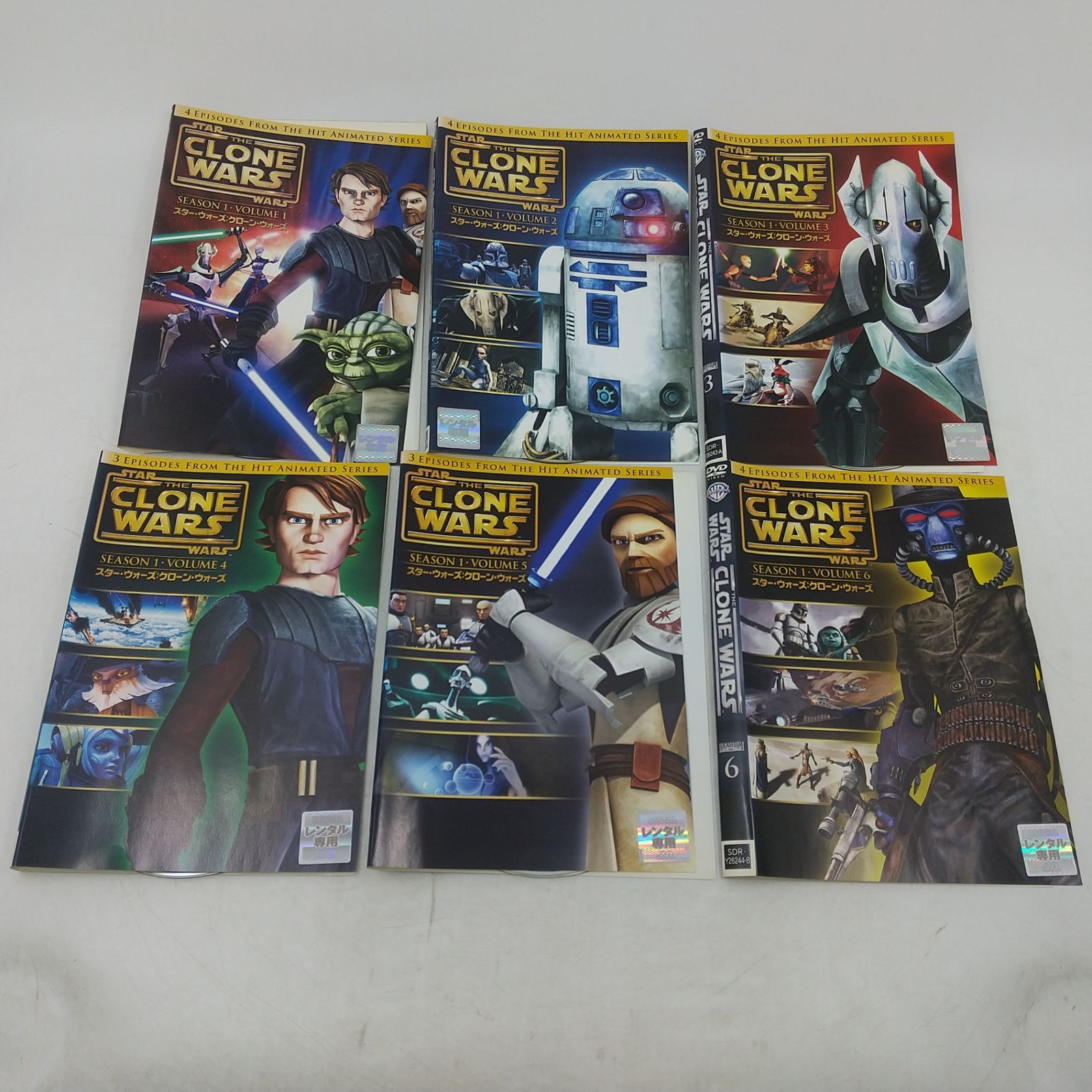 まとめ売り】スターウォーズ クローンウォーズ シリーズ DVD21枚まとめ